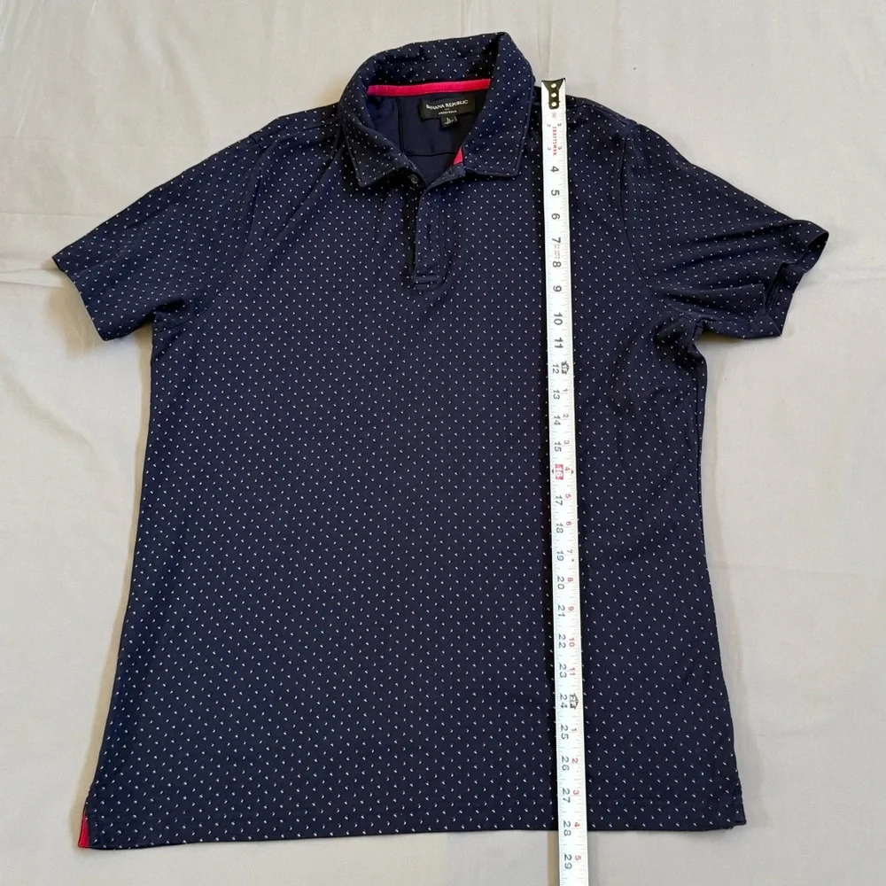 Banana Republic Navy‎ Polo with White Dots